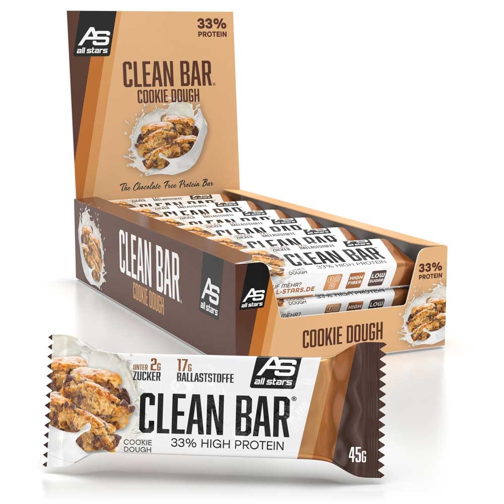 ALL STARS Clean Bar Low Sugar Protein Riegel